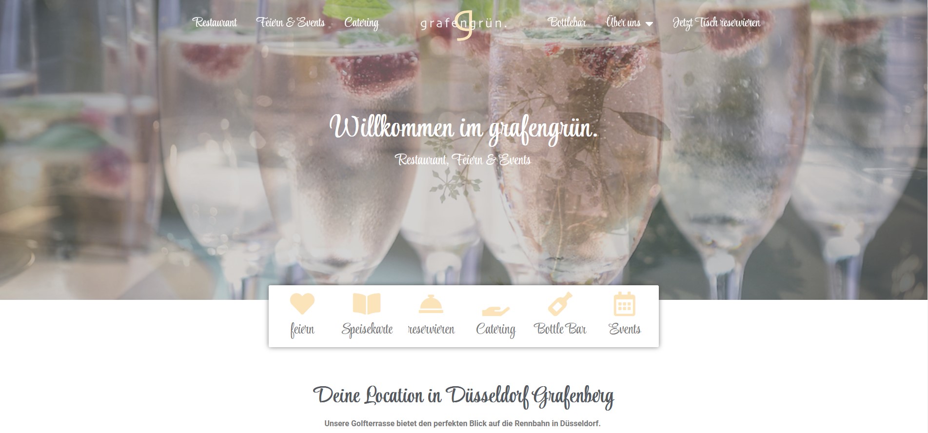 Grafengrün Düsseldorf Webseite