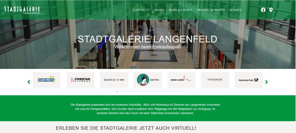 Stadtgalerie Langenfeld neue Webseite 2 Töller Service Langenfeld